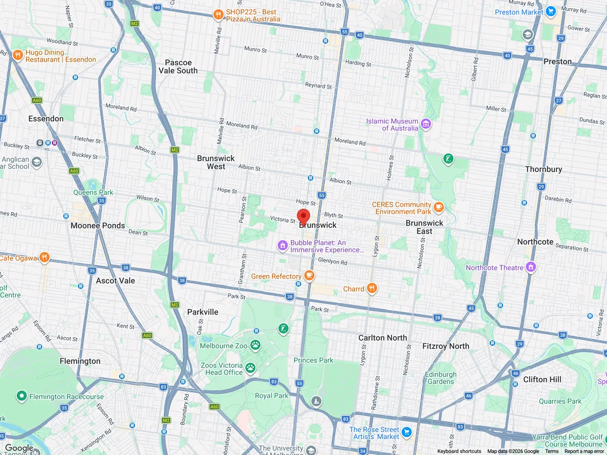 Orthodontist Brunswick Map of Brunswick