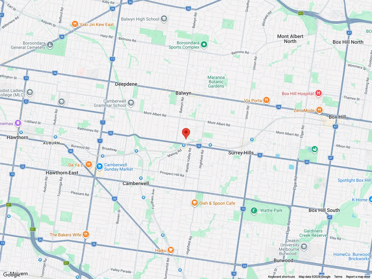 Getting to Burwood from Canterbury Directions from Canterbury to the Modern Orthodontics Burwood practice
