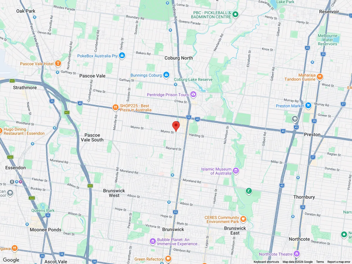 Getting to Northcote from Coburg Directions from Coburg to the Modern Orthodontics Northcote practice